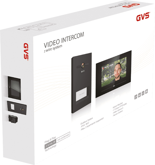 2-Draht Video- Türsprechanlagen
