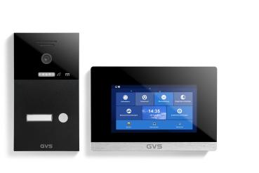 IP Video-Türsprechanlage 1-FH/1x7" Touchscreen Komplett-Set AVS1235A