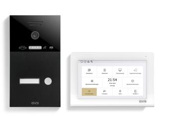 IP Video-Türsprechanlage 1-FH/1x7" Touchscreen Komplett-Set AVS1312A