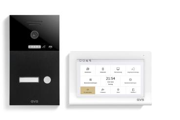 IP Video-Türsprechanlage 1-FH/1x7" Touchscreen Komplett-Set AVS1320U