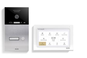 IP Video-Türsprechanlage 1-FH/1x7" Touchscreen Komplett-Set AVS1328A