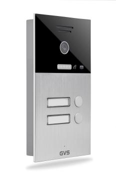 IP Video-Türsprechanlage 2-FH/2x7" Touchscreen Komplett-Set AVS1040A