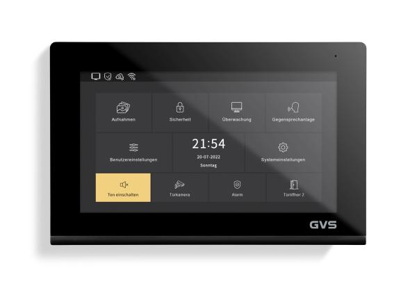 IP Video-Türsprechanlage 1-FH/1x7" Touchscreen Komplett-Set AVS1284A