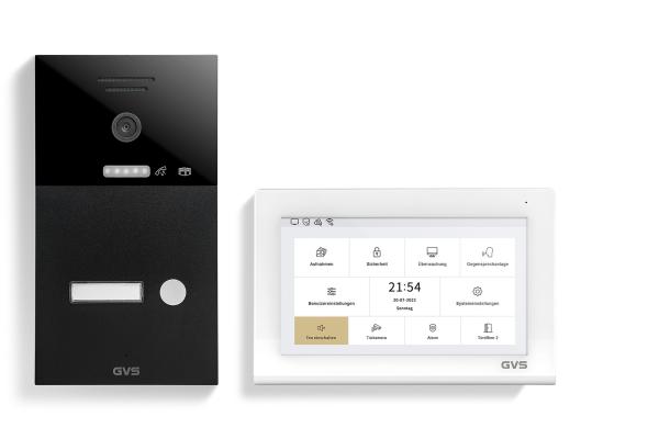 IP Video-Türsprechanlage 1-FH/1x7" Touchscreen Komplett-Set AVS1320U