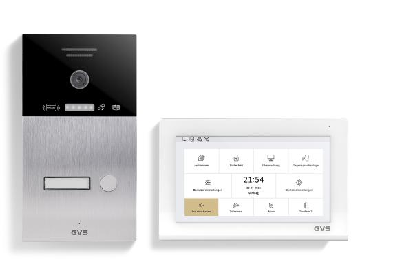 IP Video-Türsprechanlage 1-FH/1x7" Touchscreen Komplett-Set AVS1328A