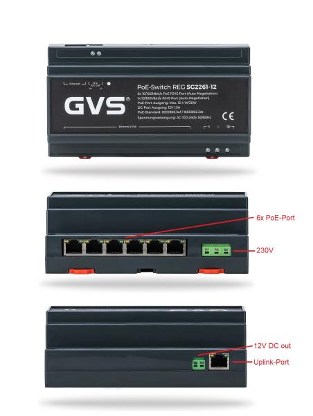 IP Video-Türsprechanlage 1-FH/1x7" Touchscreen Komplett-Set AVS1328A