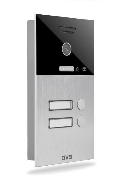 IP Video-Türsprechanlage 2-FH/2x7" Touchscreen Komplett-Set AVS1040A